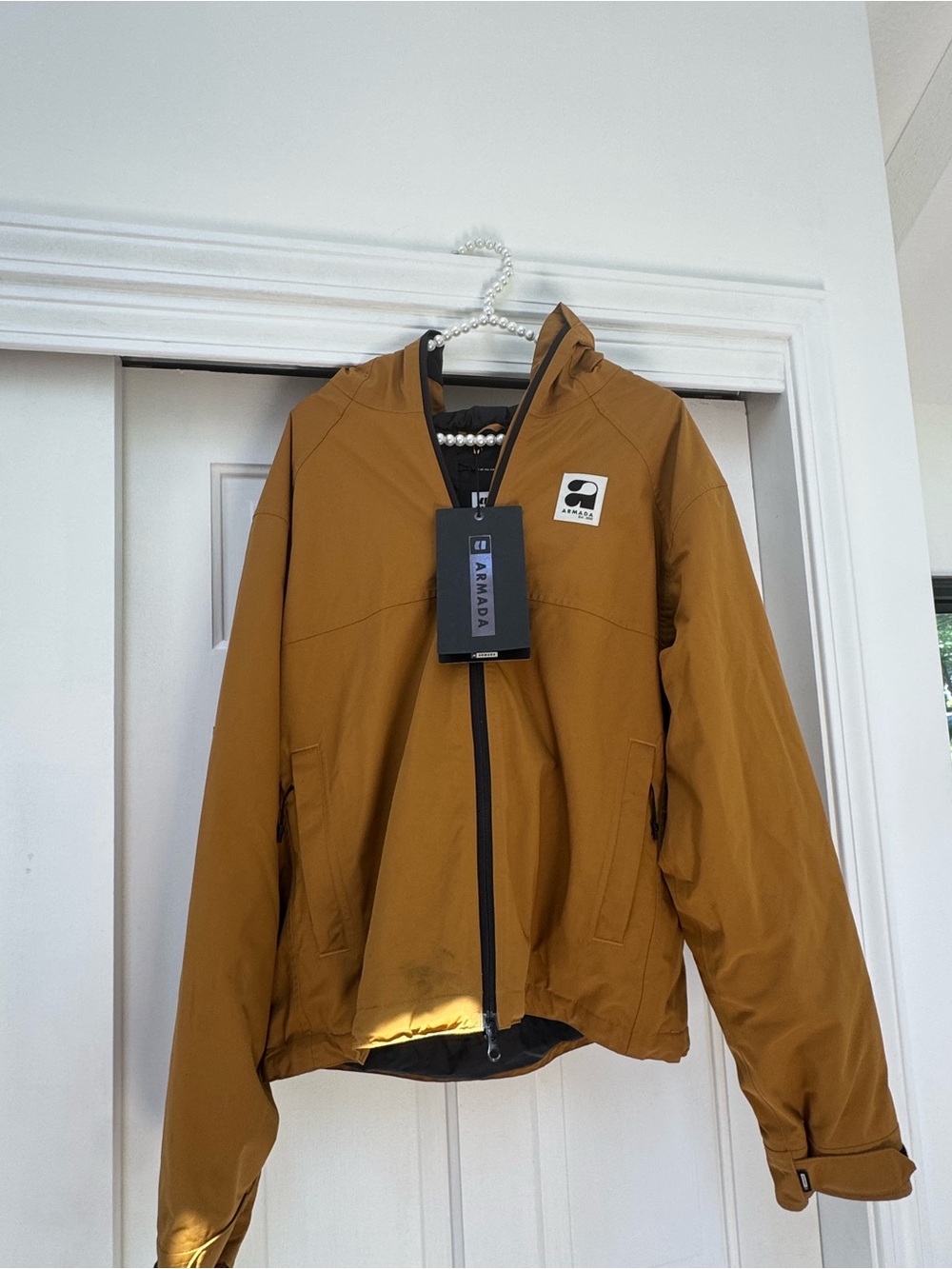 Armada Hooded Shell Jacket - Mustard